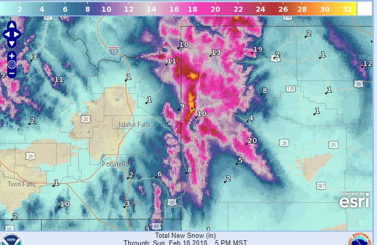 2-16 Weather Map