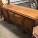 Antique Wood Table, Chairs and Buffet
