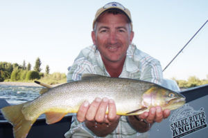 man showing you fish