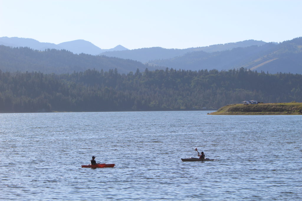 reservoir palisades increased crowds seeing summer gillettenewsrecord kayakers dockstader independent dan valley enjoy water star