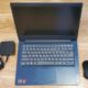 Lenovo IdeaPad Laptop with accessories.