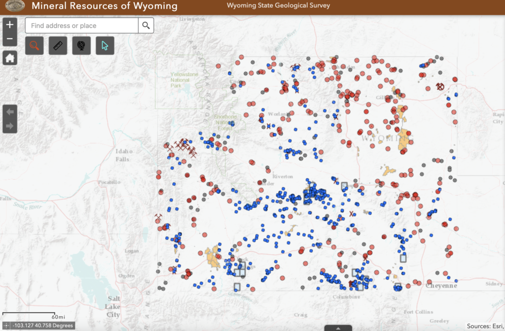 WSGS Debuts Interactive Mineral Resources of Wyoming Map – SVI-NEWS