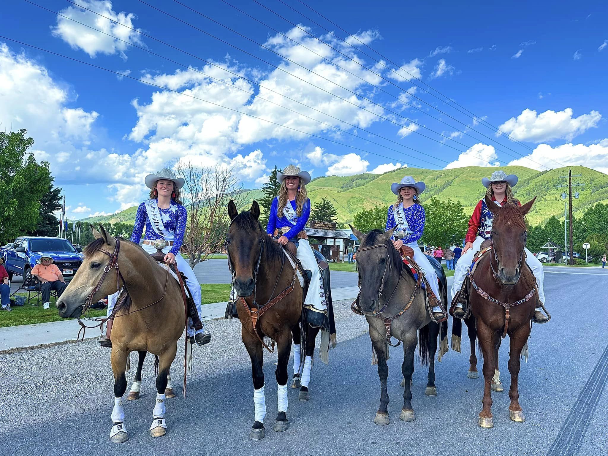 Crown of Service Lincoln County Fair and Rodeo Royalty serve