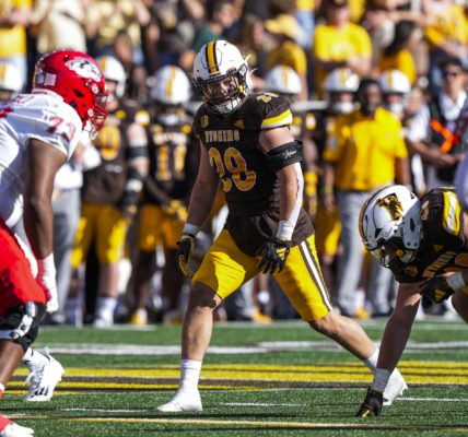 Easton Gibbs Selected to the 2023 Bronko Nagurski Trophy Watch List -  University of Wyoming Athletics