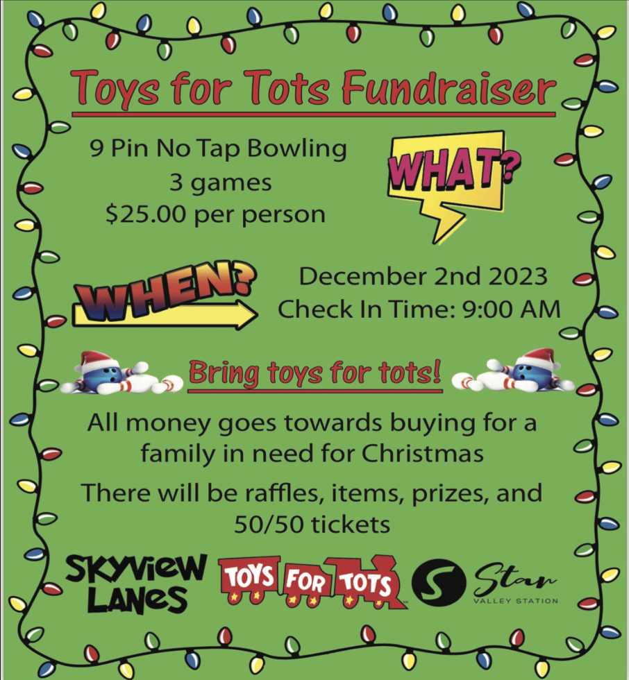 Toys For Tots Bowling Fundraiser