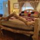 Beautiful Log Bed For Sale in Afton