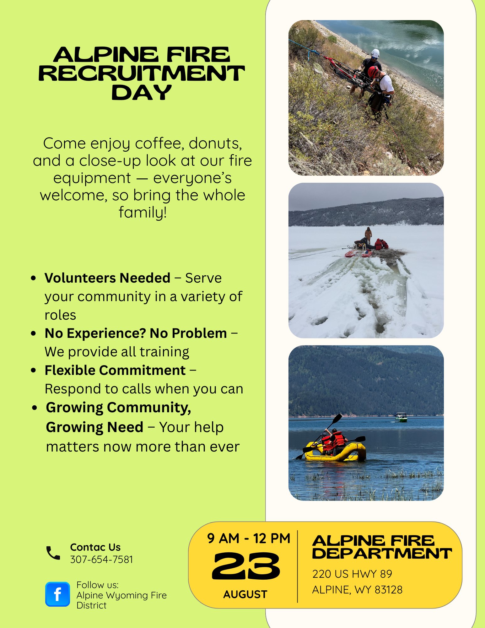 SVI Radio Interview: David Walters, Alpine Fire Recruitment Day – SVI-NEWS