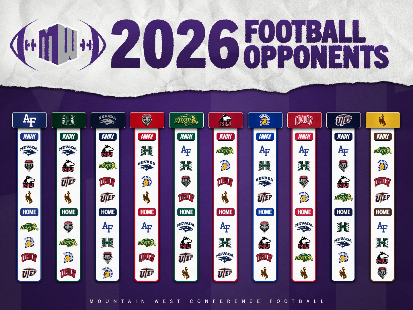 Wyoming and Mountain West Announce Updated 2026 Conference Matchups