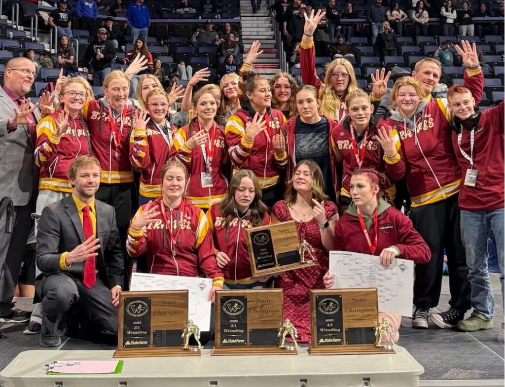 Lady Braves roll to 4th straight team title; Aullman and Andrews win 2nd championships