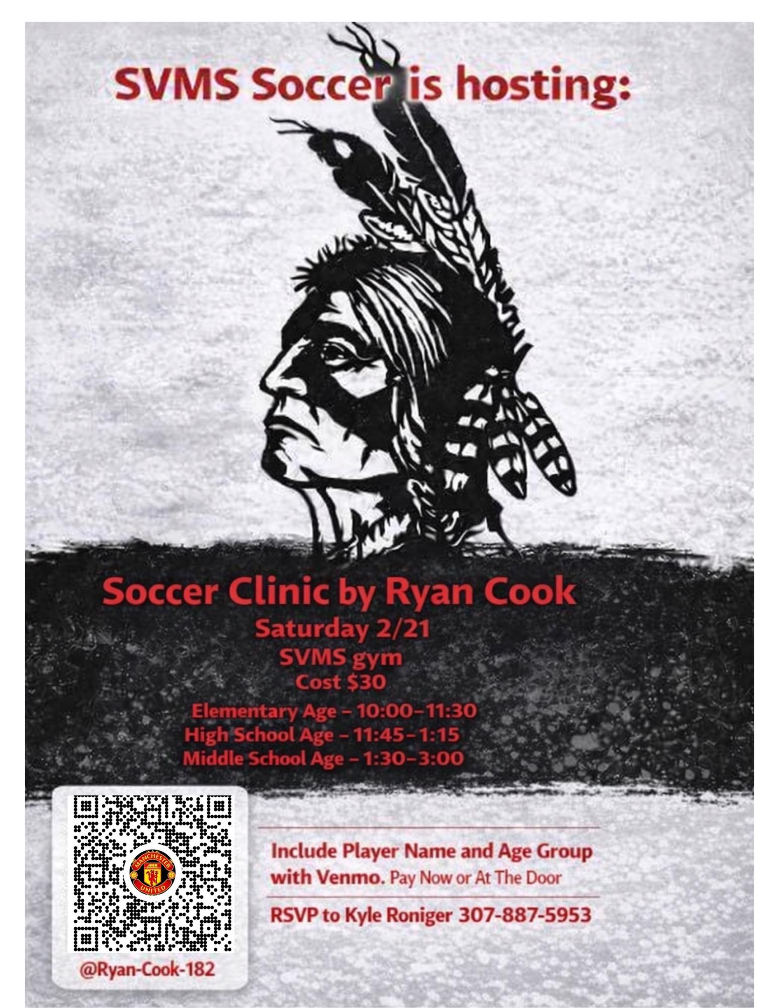 Afton: Soccer Clinic by Ryan Cook Hosted by SVMS Soccer