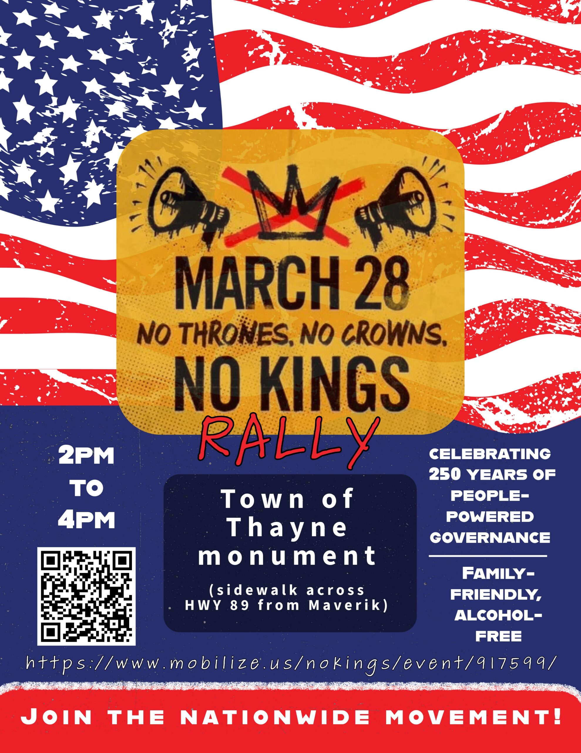 Thayne: No Thrones, No Crowns, No Kings Rally