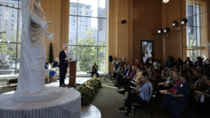 Media Gets First Look at New Temple Square Visitors’ Center