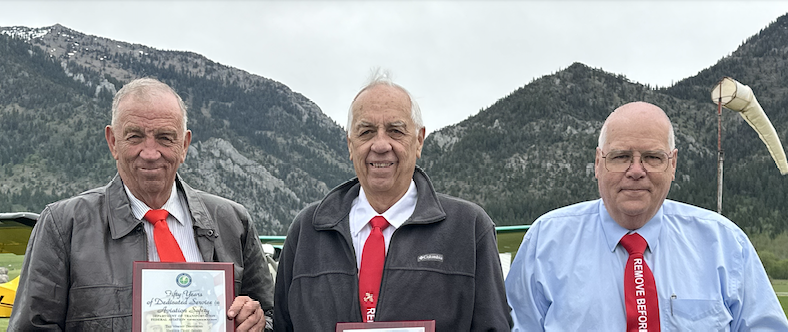 Heiners honored with Wright Brothers Master Pilot Award