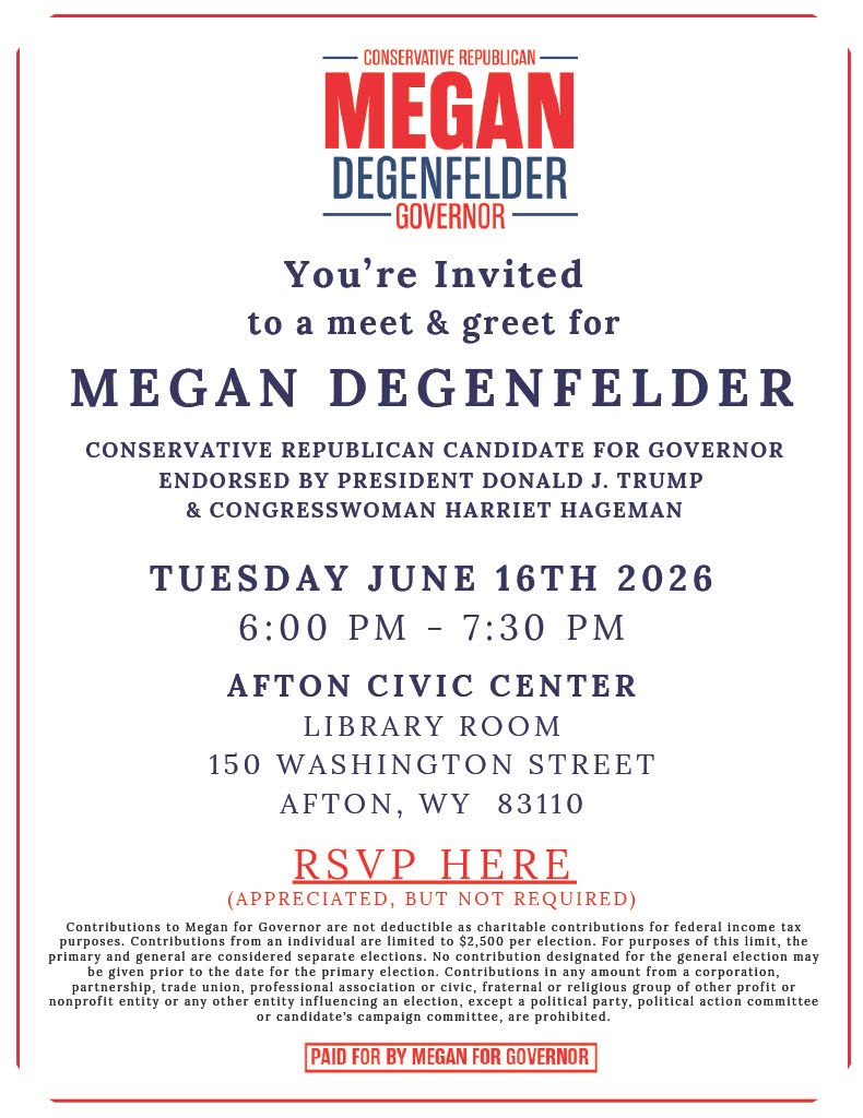 Afton: Meet and Greet With Republican Governor Candidate Megan Degenfelder