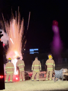 Fire department volunteers do it all during a busy holiday weekend
