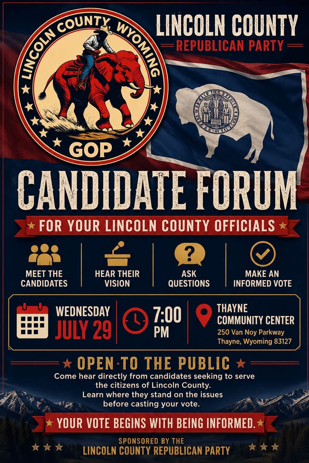 Thayne: Lincoln County Republican Party Candidate Forum