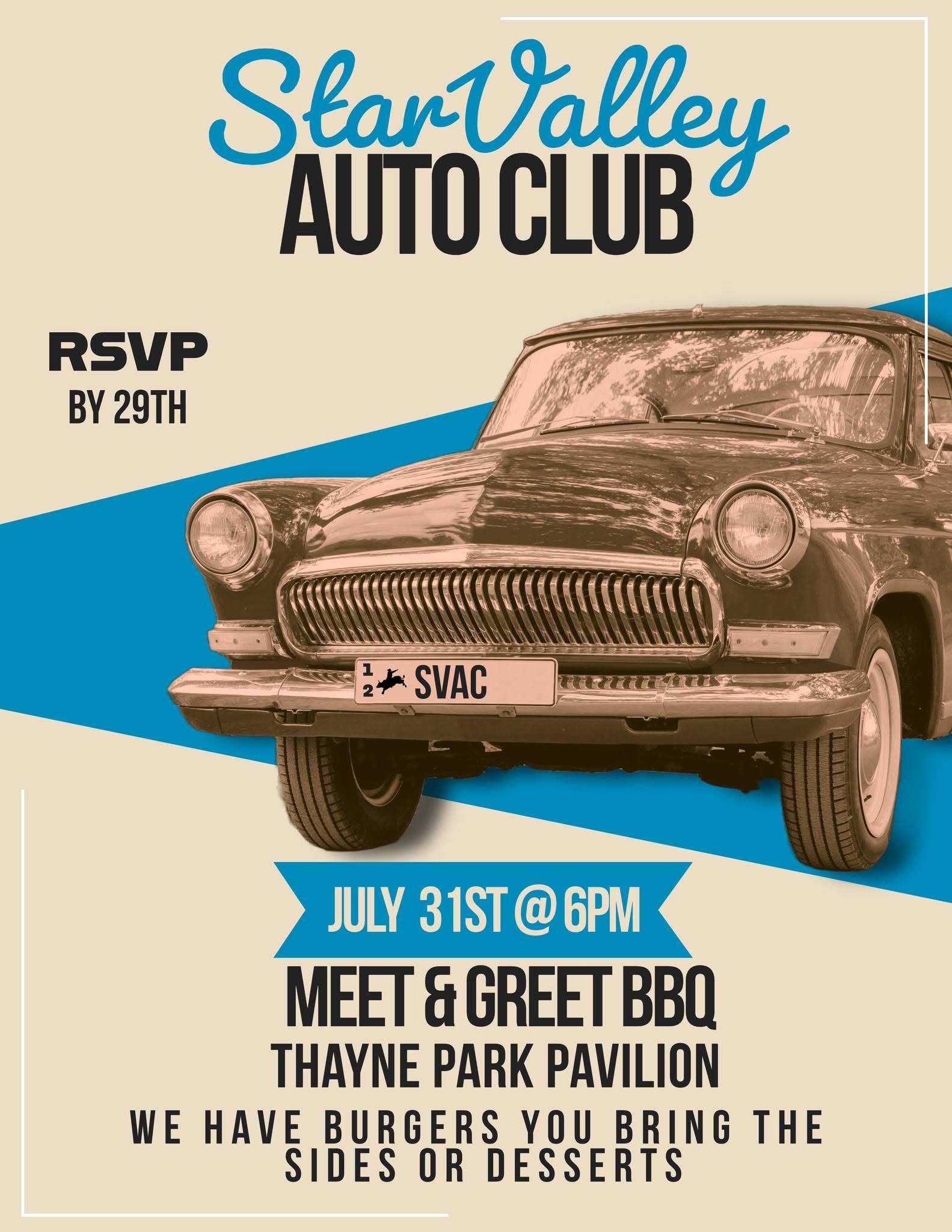 Thayne: Star Valley Auto Club Meet and Greet BBQ