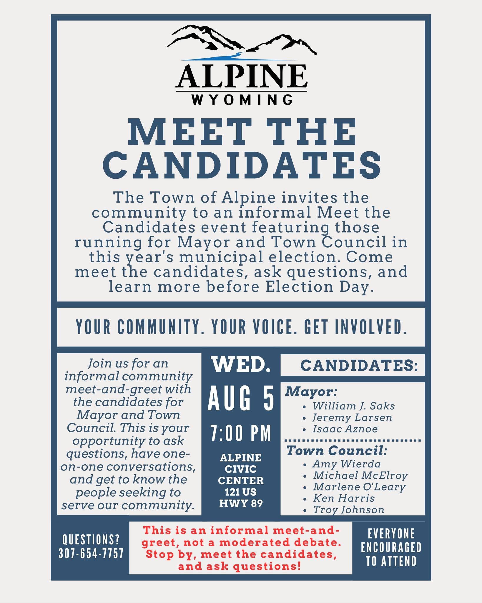 Alpine: Candidate Meet and Greet