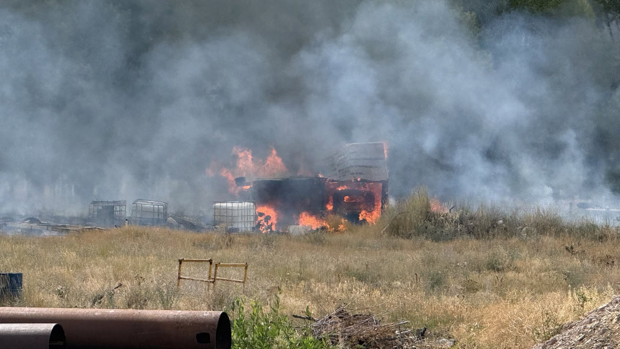 Cause of Friday fire south of Afton remains undetermined