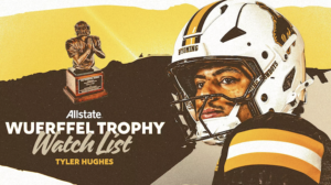 Tyler Hughes Named to Allstate Wuerffel Trophy Watch List