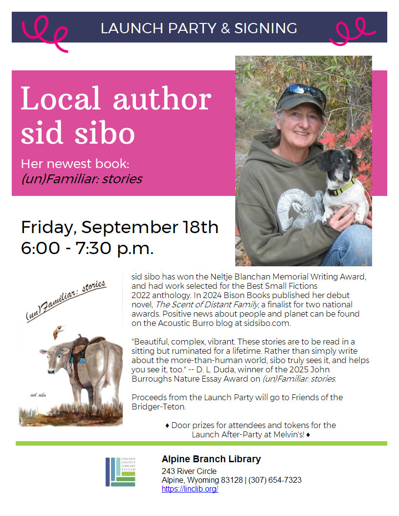 Alpine: Launch Party and Book Signing With Local Author Sid Sibo