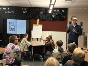 Author Pizzoli visits LCSD#2 elementary schools