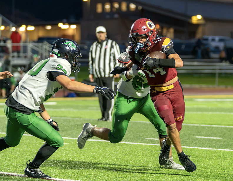 Braves blast Tigers 56-0 in home opener