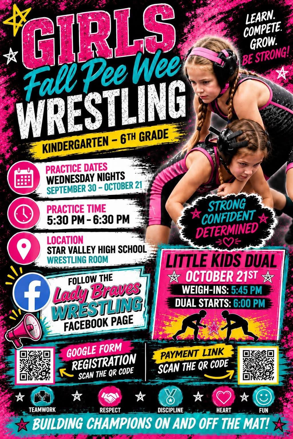 Afton: Girls Fall Pee Wee Wrestling
