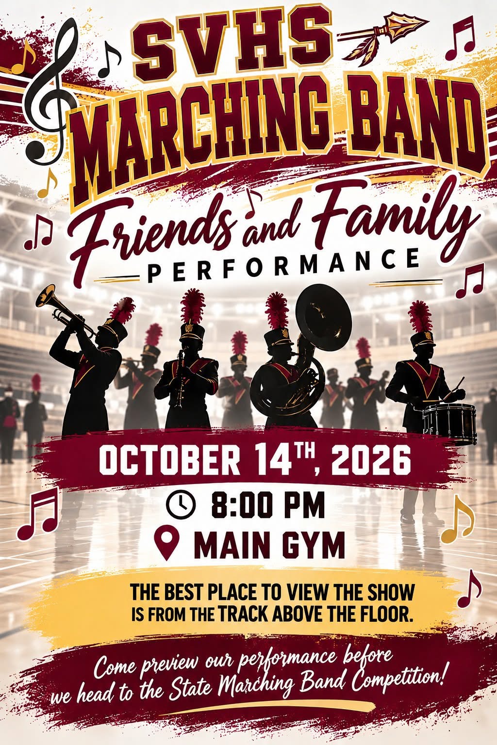 Afton: Star Valley Marching Braves Friends and Family Performance