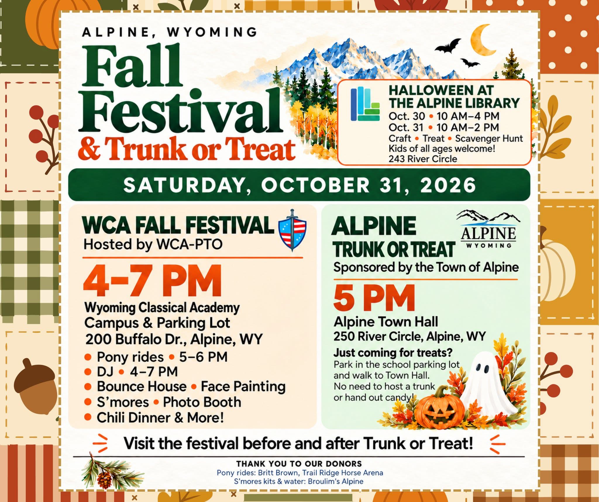 Alpine: Fall Festival