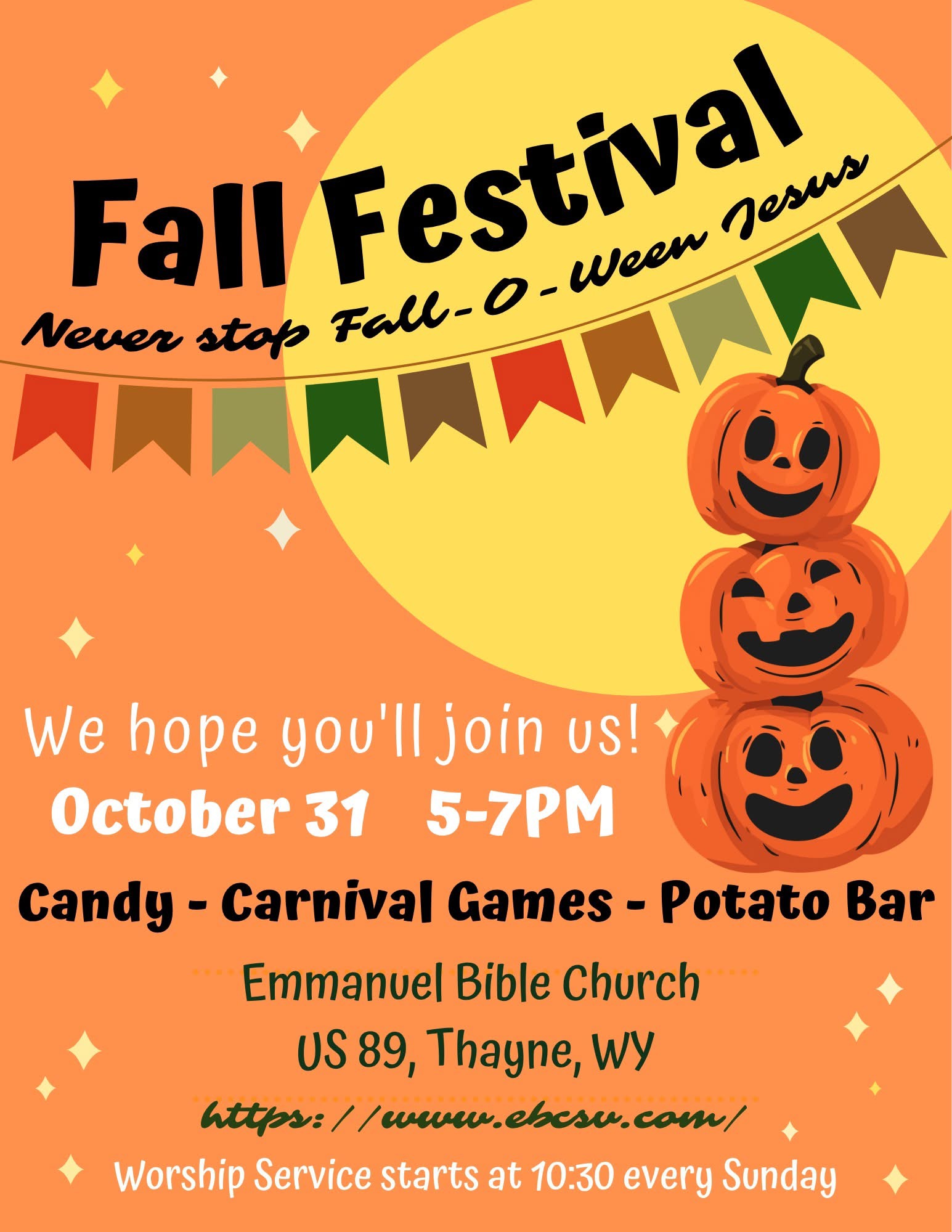 Thayne: Emmanuel Bible Church Fall Festival