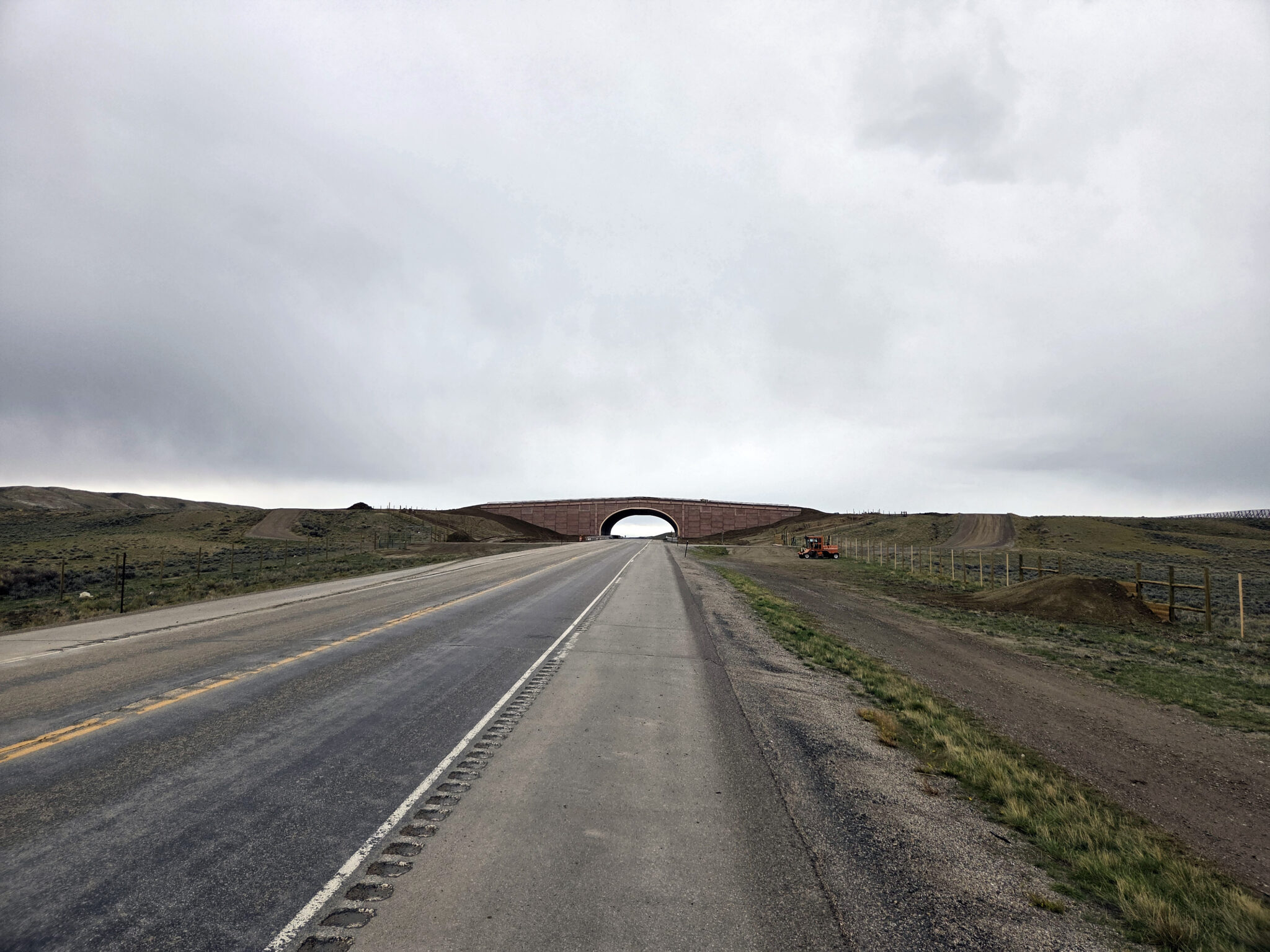 Section View Button Kemmerer wildlife crossing project 56% complete; drivers warned of ...